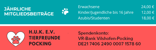 Leiste Bankverbindung